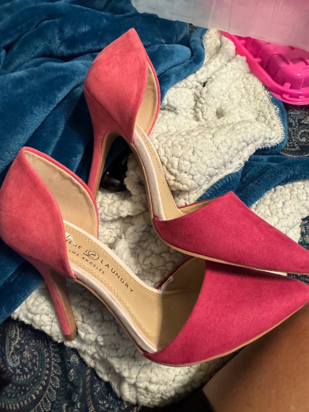 Sued heels